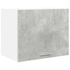 vidaXL Armadio pensile 2 pcs Grigio Cemento e Bianco 50 x 31 x 40 cm