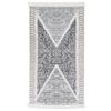 vidaXL Tappeto Nero e Grigio 120x180 cm in Cotone