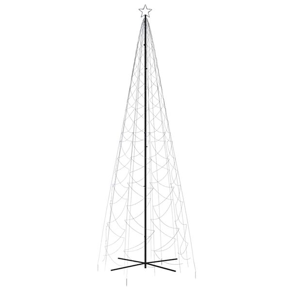 vidaXL Albero di Natale a Cono Blu 1400 LED 160x500 cm