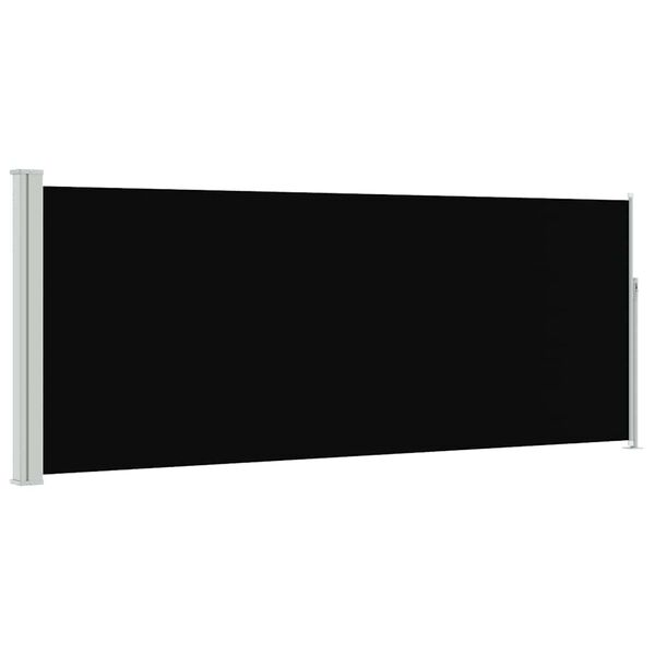 vidaXL Tenda da Sole Laterale Retrattile 120 x 300 cm Nera