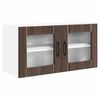 vidaXL Mobile da cucina con lo scaffale Rovere Marrone 80 x 31 x 40 cm