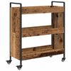 vidaXL Carrello da Cucina Legno vecchio 70 x 30 x 82 cm