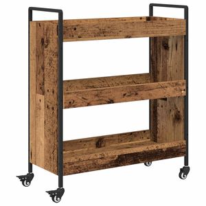 vidaXL Carrello da Cucina Legno vecchio 70 x 30 x 82 cm