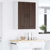 vidaXL Mobile da cucina con porta 2 pcs Rovere Marrone 30 x 31 x 80 cm
