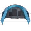 vidaXL Tenda a tunnel con tetto Blu e Grigio 778 x 356 x 210 cm