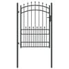 vidaXL Cancello della recinzione con punte EMMEN 104 x 134,5 cm