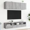 vidaXL Mobile TV Parete Grigio Sonoma 40x30x30 cm in Legno Multistrato