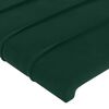 vidaXL Giroletto senza Materasso Verde Scuro 100x200 cm in Velluto