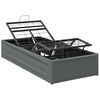 vidaXL Telaio Letto Elettrico Regolabile Grigio Scuro