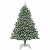 vidaXL Albero di Natale artificiale con 300 LED Verde 240 cm