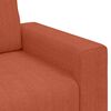 vidaXL Divano Sedia Rosso Arancione 100x77x82 cm Tessuto di Velluto a Coste