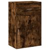 vidaXL Armadietto Rovere Fumo 56,5x39x90 cm in Legno Multistrato