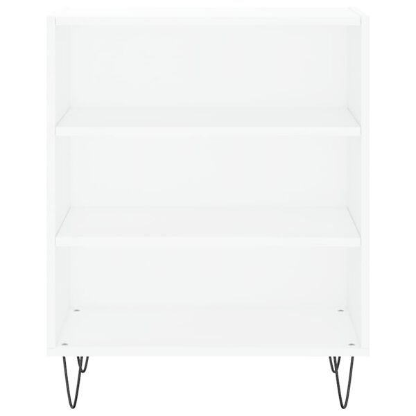 vidaXL Credenza Bianca 57x35x70 cm in Legno Multistrato