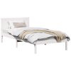 vidaXL Struttura del letto Bianco 100 x 200 cm Legno massello di pino