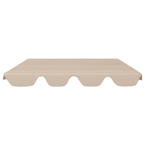 vidaXL Baldacchino per Dondolo Giardino Beige 188/168x145/110 cm