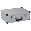 vidaXL Valigetta per Attrezzi 46x33x16 cm Argento in Alluminio