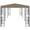 vidaXL Gazebo 6x3 m Grigio Talpa