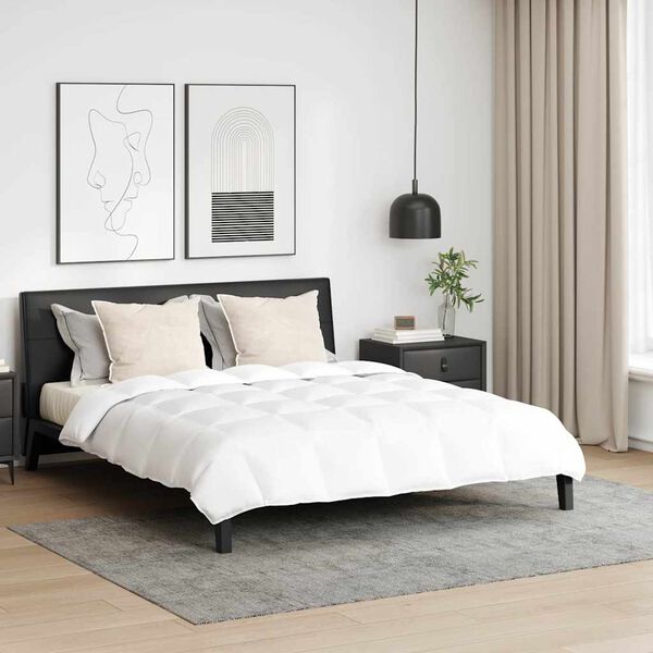 vidaXL Set di Piumoni con cuscino 3 pcs Bianco Piuma d'anatra