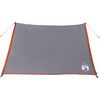 vidaXL Tenda da Campeggio 2 Persone Grigio e Arancione Impermeabile