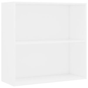 vidaXL Libreria Bianca 80x30x76,5 cm in Truciolato