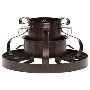vidaXL Base per Albero di Natale Rame Anticato 29x29x15,5 cm