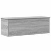 vidaXL Contenitore Portaoggetti Grigio Sonoma 102x35x35 cm Truciolato