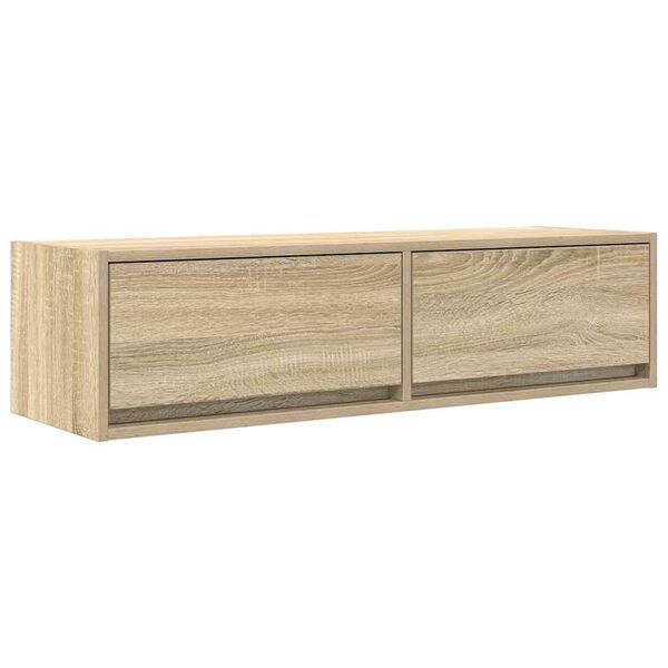 vidaXL Mobile TV rovere sonoma 100 x 31 x 25,5 cm Legno multistrato