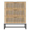 vidaXL Credenza Bianca 60x30x75 cm in Legno Multistrato