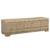 vidaXL Scatola Portaoggetti 120 cm in Rattan Kubu e Massello Mango