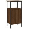 vidaXL Comodino Rovere Marrone 41x31x80 cm in Legno Multistrato