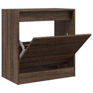vidaXL Scarpiera Rovere Marrone 60x34x63,5 cm in Legno Multistrato