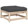 vidaXL Set Divani da Giardino 8 pz con Cuscini Legno Massello di Pino