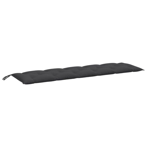 vidaXL Cuscino Panca da Giardino Antracite M&eacute;lange 100x50x7cm Tessuto