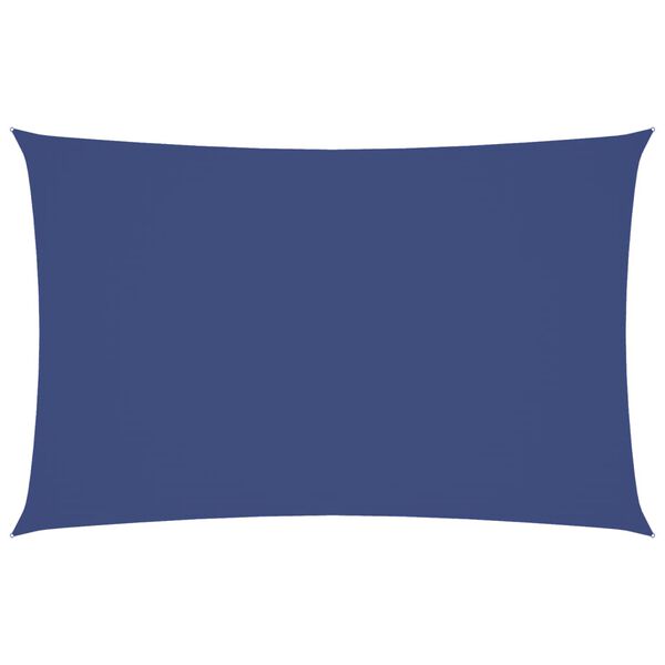 vidaXL Parasole a Vela Oxford Rettangolare 4x7 m Blu