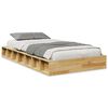 vidaXL Struttura Letto Senza Materasso 90x190 cm in Legno di Rovere