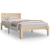 vidaXL Giroletto in Legno Massello 90x190 cm Single