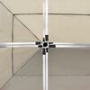 vidaXL Gazebo Professionale Pieghevole in Alluminio 6x3 m Crema