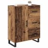 vidaXL Credenza con cassetto Legno vecchio 69,5 x 34 x 90 cm
