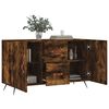 vidaXL Credenza Rovere Fumo 100x36x60 cm in Legno Multistrato