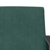 vidaXL poltrona Verde Scuro 59 x 75 x 78 cm Velluto