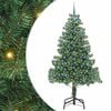 vidaXL Albero di Natale Verde 210 cm PVC