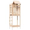 vidaXL Torre da Gioco Marrone 52,5 x 85 x 238 cm Pino massello