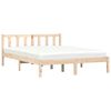 vidaXL Struttura del letto Naturale 152 x 203 cm