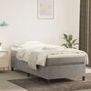 vidaXL Struttura Letto a Rete a Molle Grigio Chiaro 80x200 cm Velluto