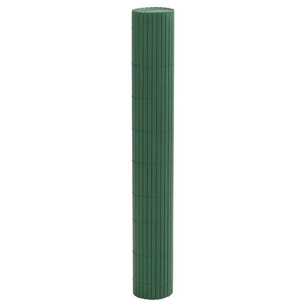 vidaXL Recinzione da Giardino Bifacciale Verde 1,8x3 m in PVC
