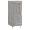 vidaXL Credenza Grigio Sonoma 34,5x34x180 cm in Legno Multistrato