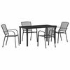 vidaXL Set da Pranzo per Giardino 5 pcs Antracite