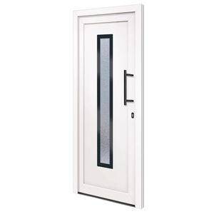 vidaXL Porta Ingresso Bianca 88x200 cm in PVC