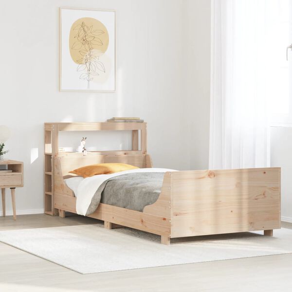 vidaXL Letto senza Materasso 90x200 cm in Legno Massello di Pino