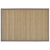 6 Tovagliette di Bamboo 30 x 45 cm Marrone